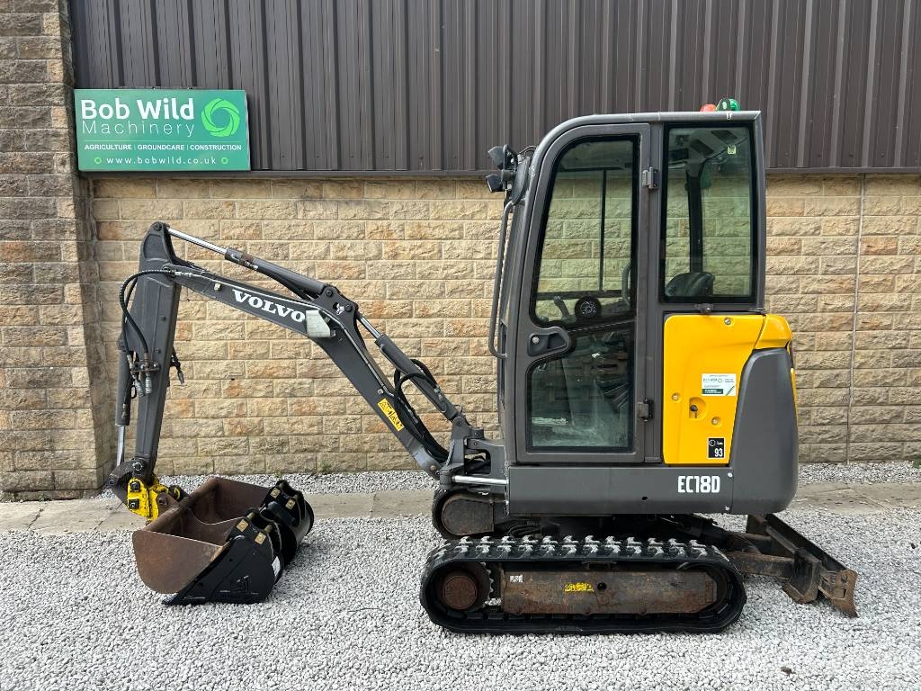 Volvo EC18D 小型挖掘机