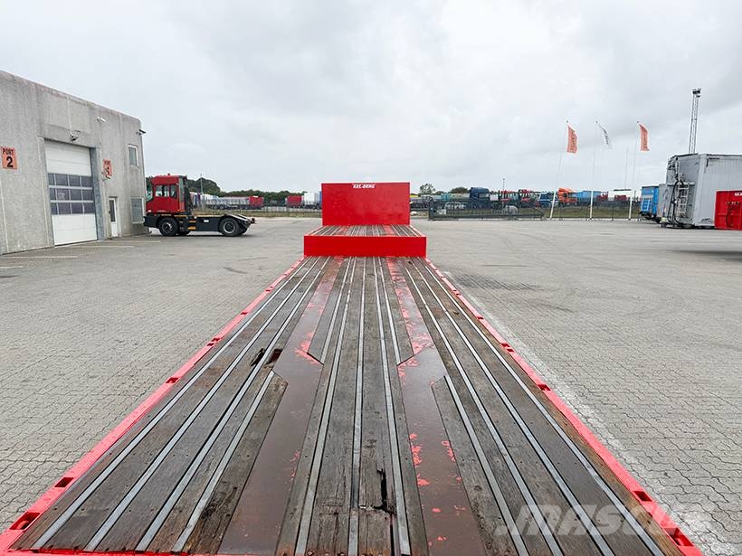Kel-Berg 4 axle Stepdeck / Ausziehbarer auflieger Bortinių sunkvežimių priekabos su nuleidžiamais bortais