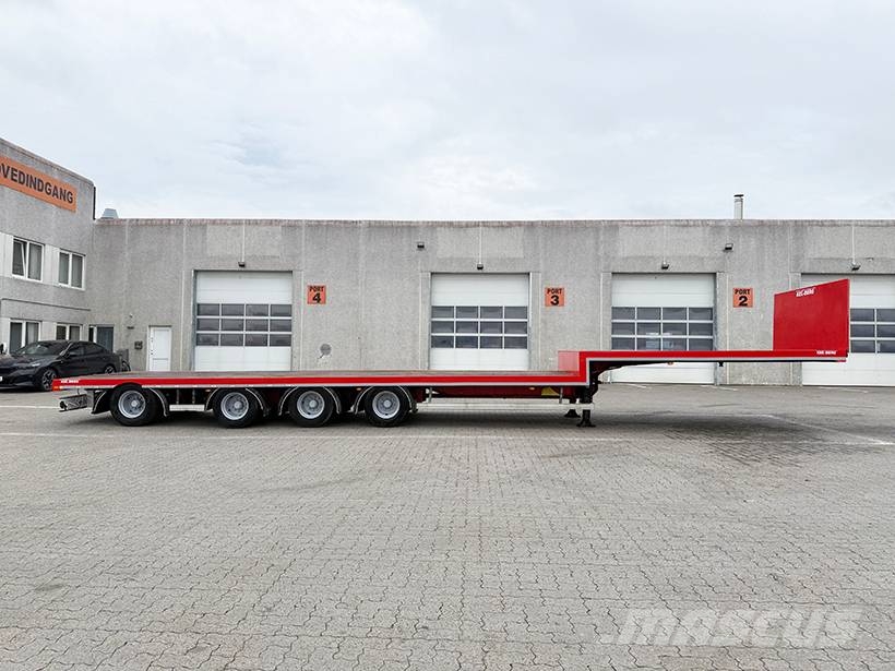 Kel-Berg 4 axle Stepdeck / Ausziehbarer auflieger Bortinių sunkvežimių priekabos su nuleidžiamais bortais