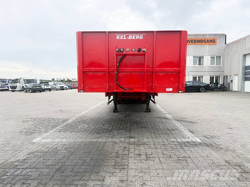 Kel-Berg 4 axle Stepdeck / Ausziehbarer auflieger Bortinių sunkvežimių priekabos su nuleidžiamais bortais