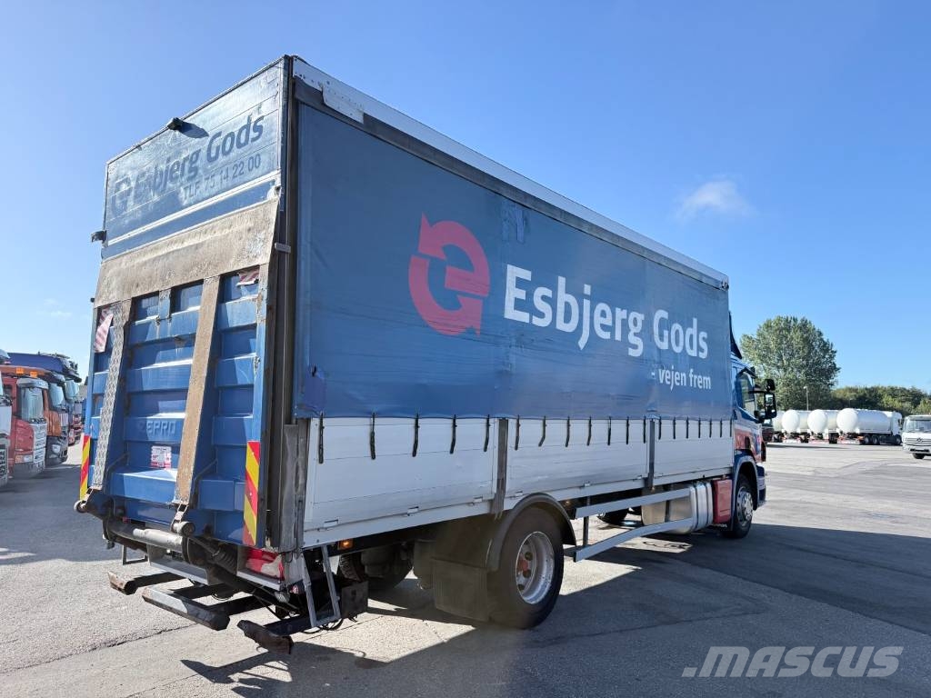 Scania P280 4x2 Euro 5 7,7 m Curtainsider and Taillift Lastbil - Gardin
