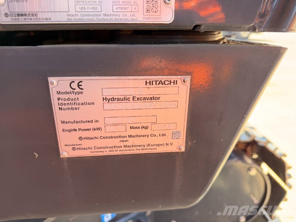 Hitachi ZX135US-6-CTA telescopic arm Polovni specijalni bageri