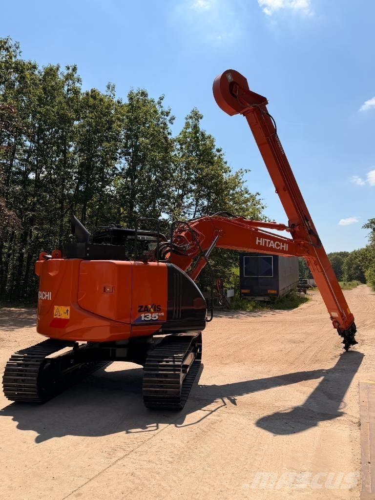 Hitachi ZX135US-6-CTA telescopic arm Polovni specijalni bageri