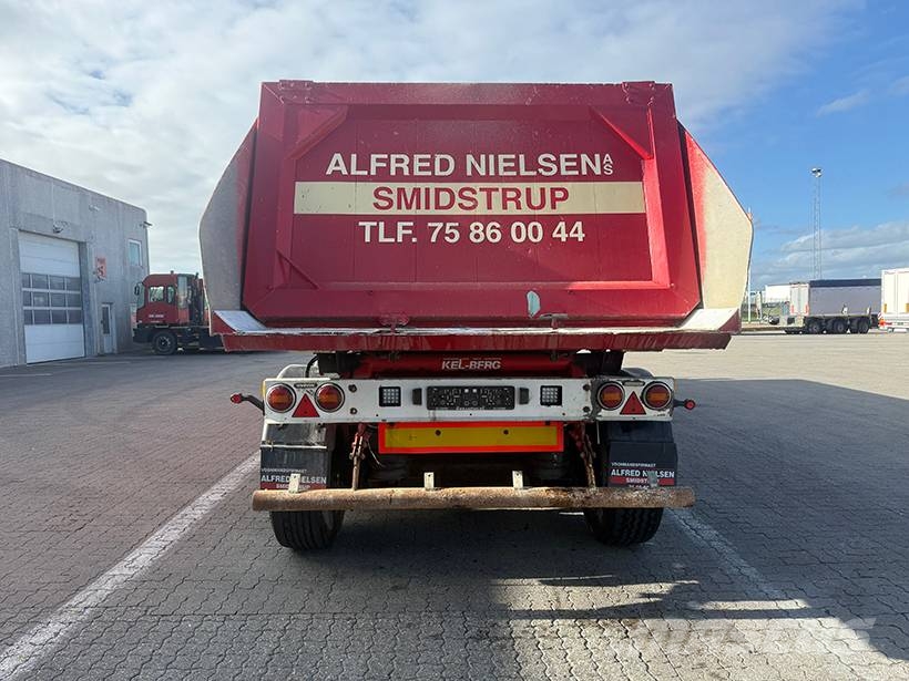 Kel-Berg Tipper / Kippauflieger 37 m3 Savivartės puspriekabės