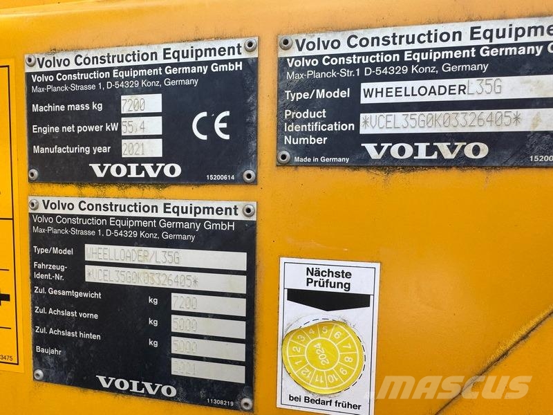 Volvo L 35 G 轮式装载机