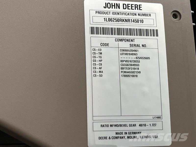 John Deere 6250R Tratores Agrícolas usados