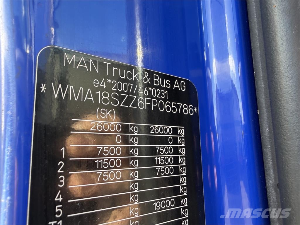 MAN TGS VIN 786 Camion ampliroll