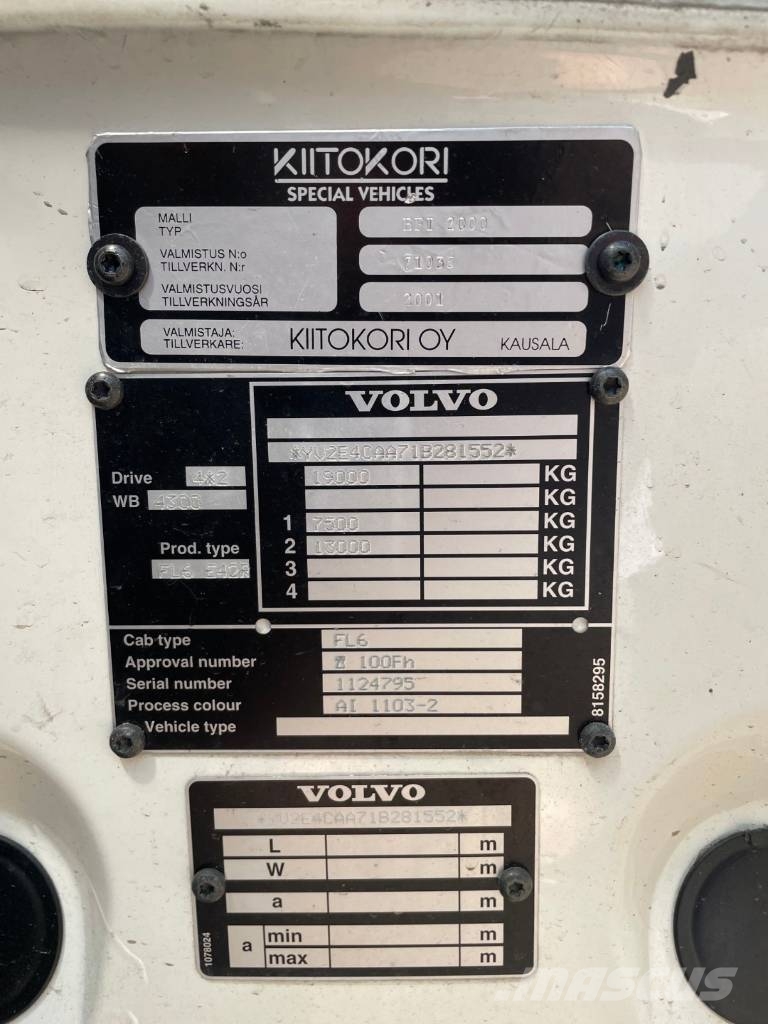 Volvo FL6 de-icing Truck Otros camiones