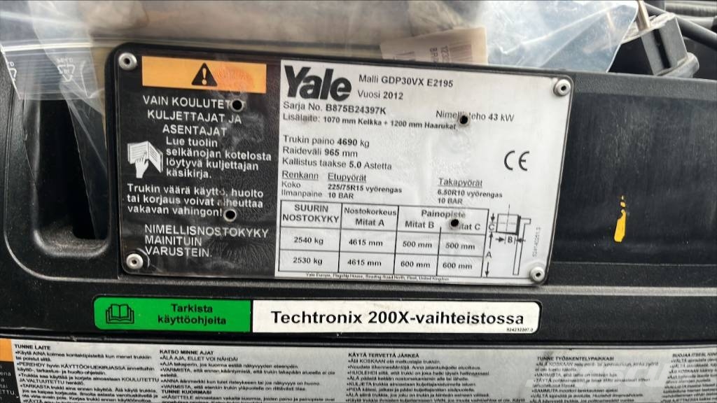 Yale GDP 30 VX Diesel heftrucks
