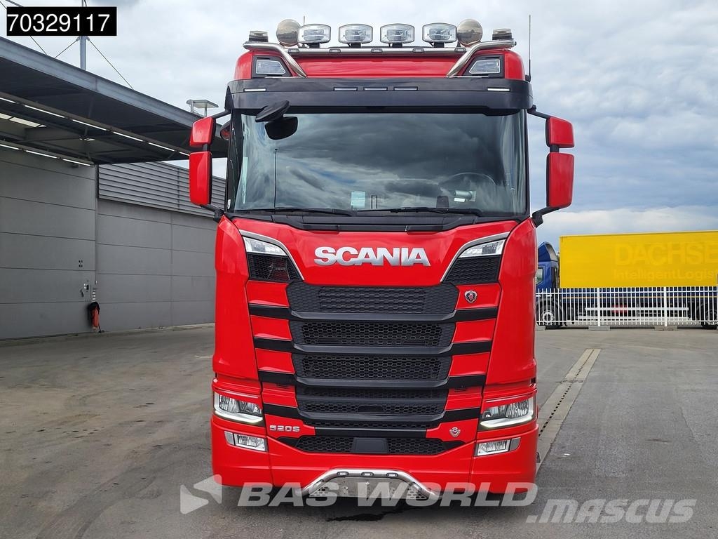 Scania S520 6X2 HIAB J1250Z93 Crane + 21tons Multilift Fu Hook lift trucks