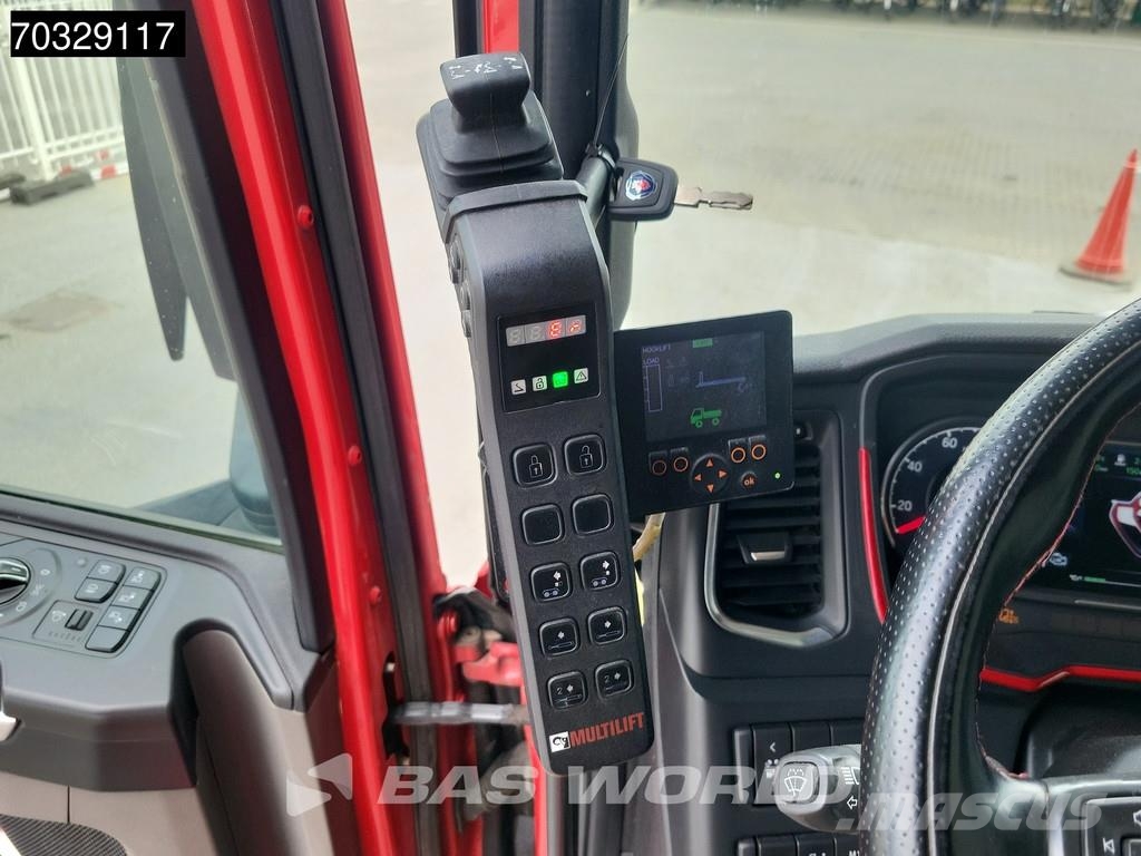Scania S520 6X2 HIAB J1250Z93 Crane + 21tons Multilift Fu Camiones polibrazo