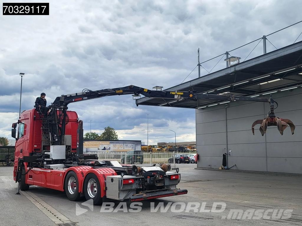 Scania S520 6X2 HIAB J1250Z93 Crane + 21tons Multilift Fu Camiones polibrazo