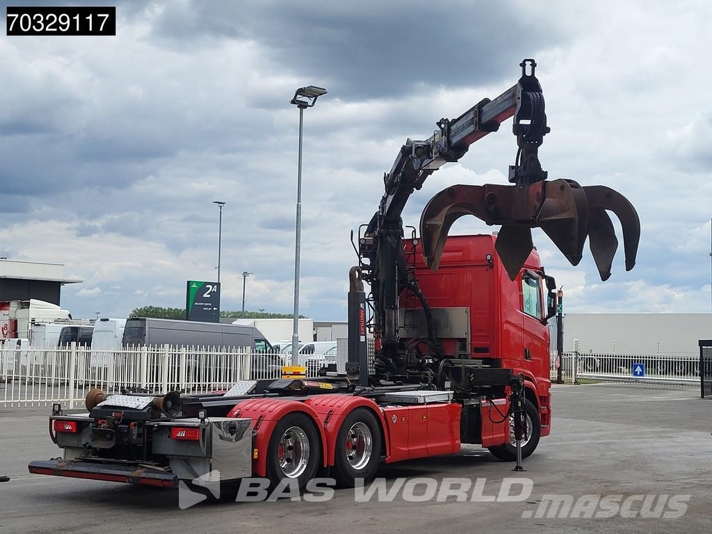 Scania S520 6X2 HIAB J1250Z93 Crane + 21tons Multilift Fu Camiones polibrazo