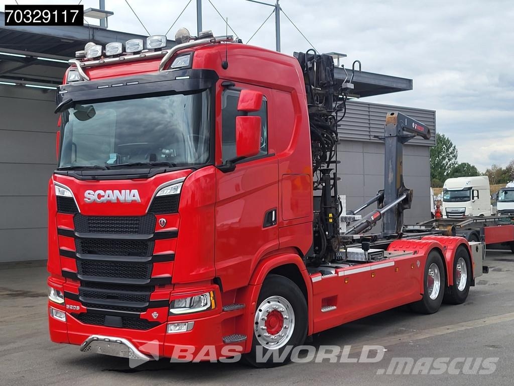 Scania S520 6X2 HIAB J1250Z93 Crane + 21tons Multilift Fu Camiones polibrazo