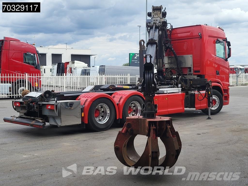 Scania S520 6X2 HIAB J1250Z93 Crane + 21tons Multilift Fu Camiones polibrazo