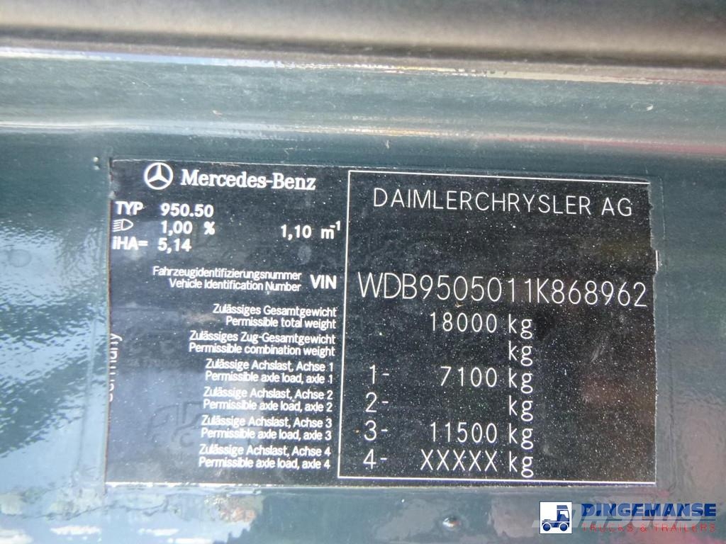 Mercedes-Benz Atego 1823 4x2 Putzmeister concrete pump 16 m Betonpomptrucks
