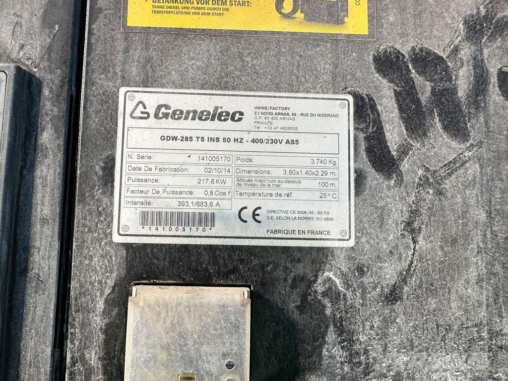 Genelec GDW285 T5 Generadores diesel