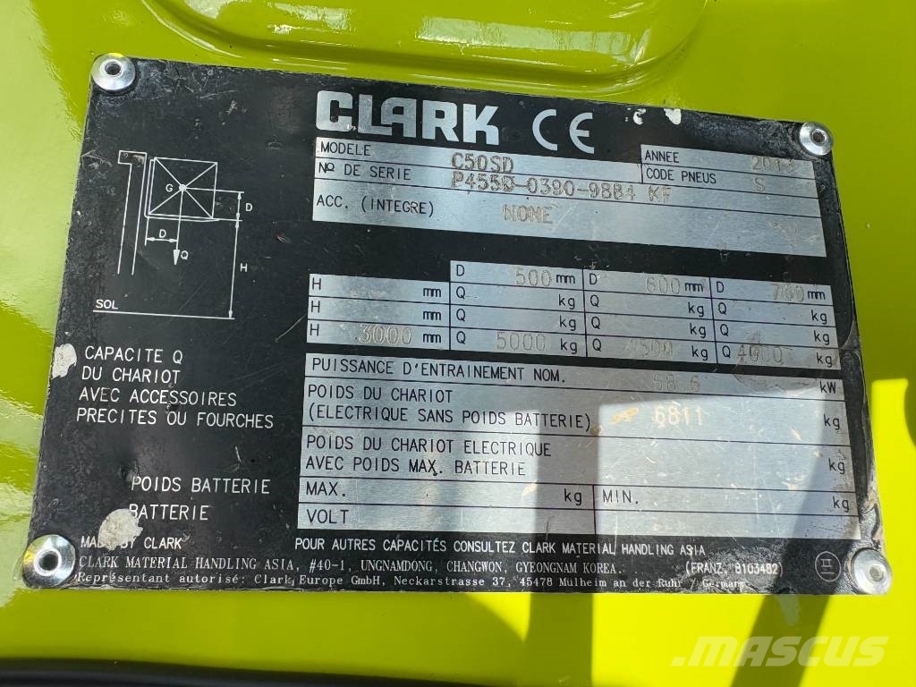 Clark C 50 SD Dīzeļa autoiekrāvēji