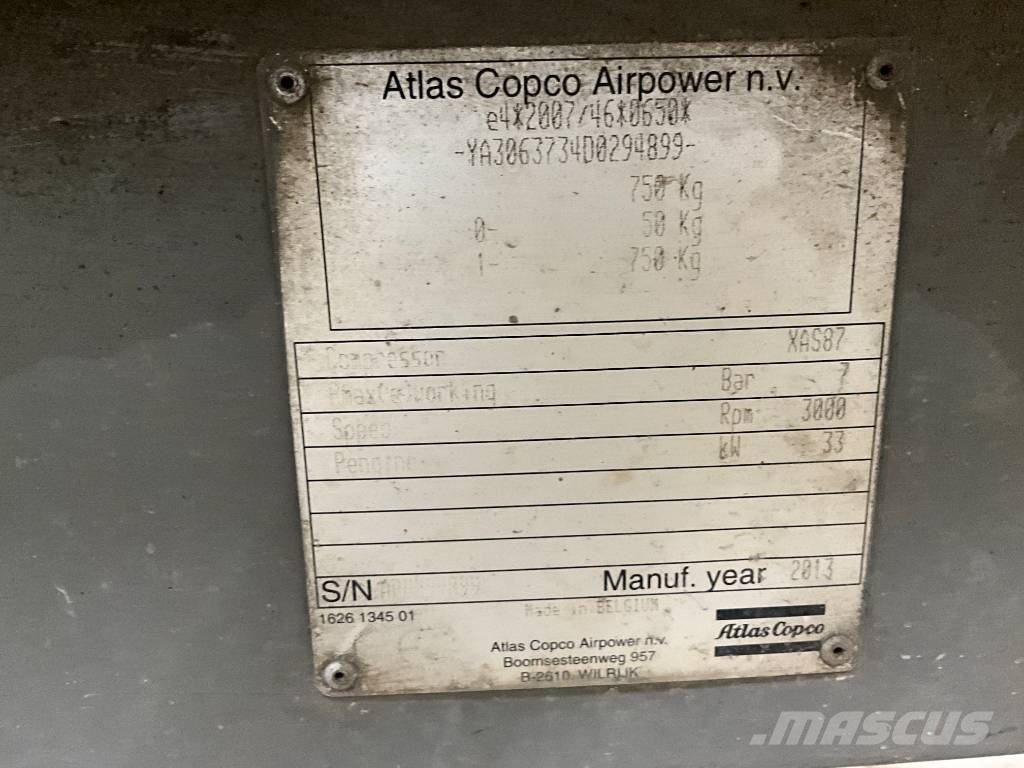 Atlas Copco XAS 87 Kompressoren