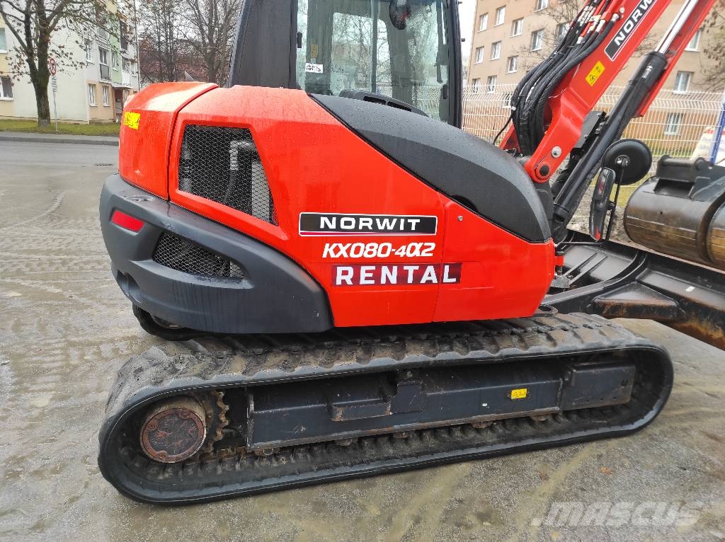 Kubota KX080-4α2 Midigraafmachines 7t - 12t