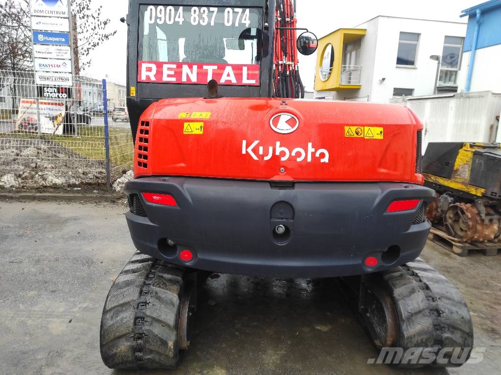 Kubota KX080-4α2 Midigraafmachines 7t - 12t