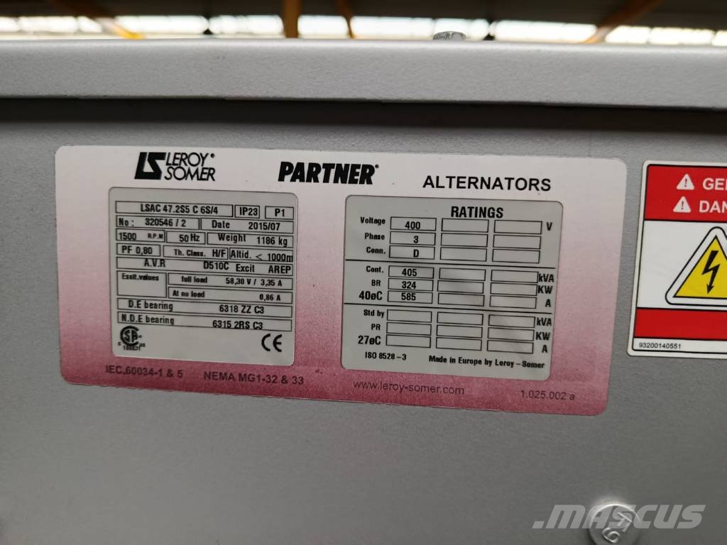 MTU GC245N5 Gas generatoren