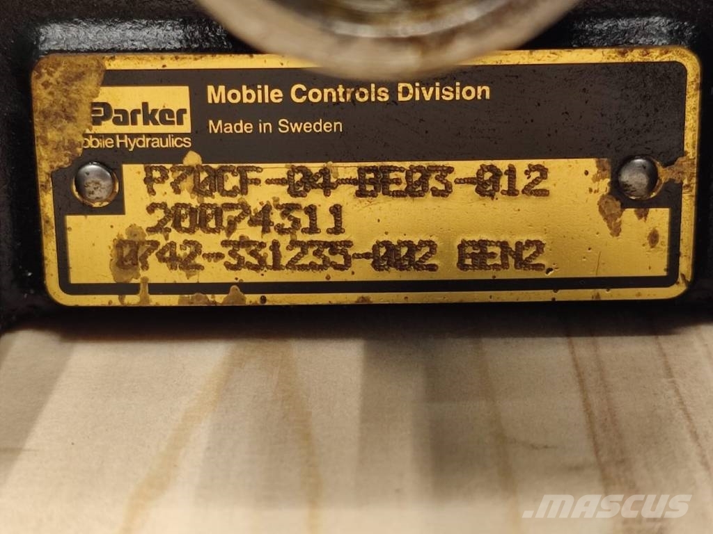 Distributor 20074311 Parker P70CF-04-BE03-012 JLG 液压