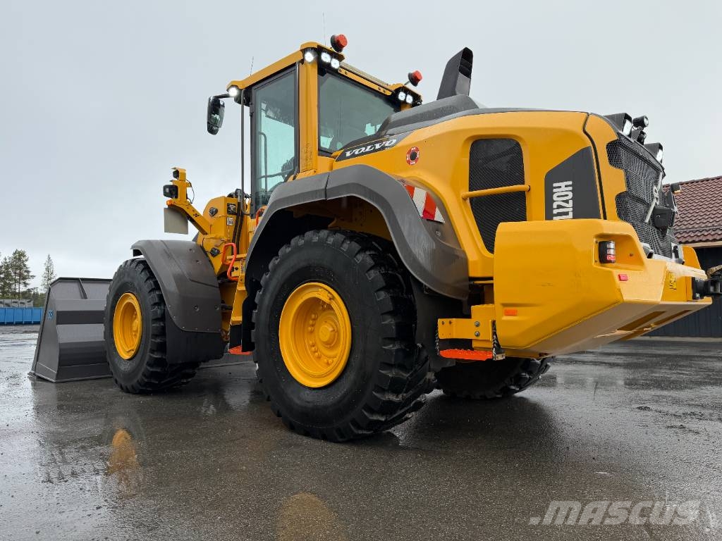 Volvo L120H Våg Lock-up, Co-pilot, 3e o 4e, CDC, C-smörj Kolesni nakladalci