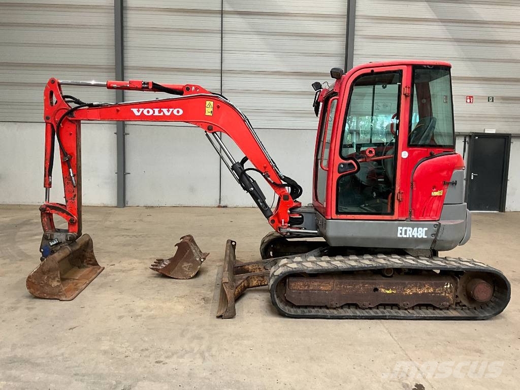 Volvo ECR 48 C Mini ekskavatörler, 7 tona dek