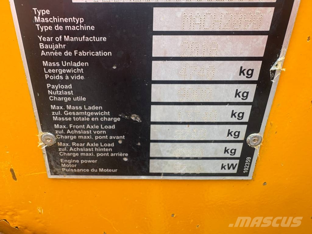 Thwaites 9 TONNE Site dumpers