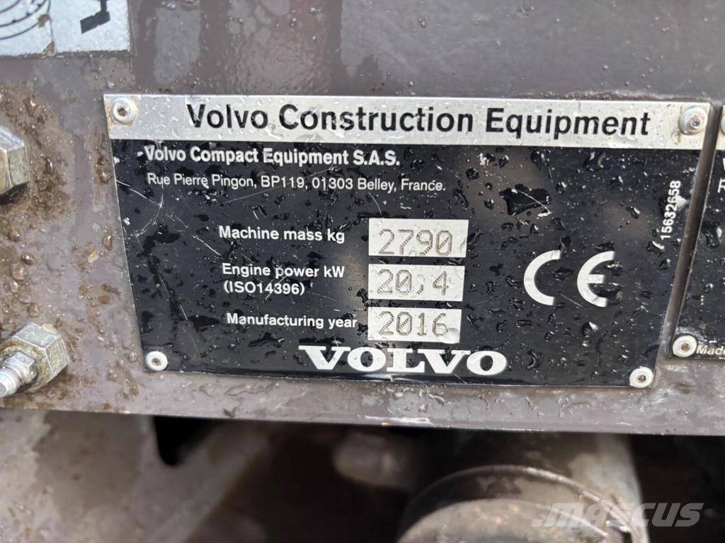 Volvo EC27C Mini excavatoare < 7t