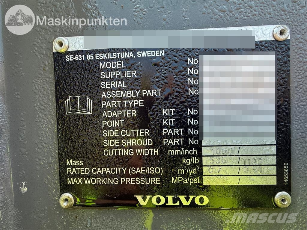 Volvo GPX Buckets