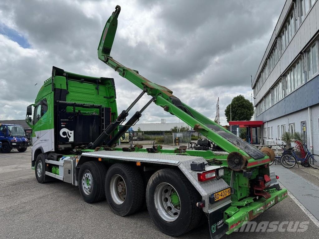 Volvo FH 16.550 8X2 EURO 6 + HIAB HOOKLIFT 20 TON شاحنات الرافعات الخطافية