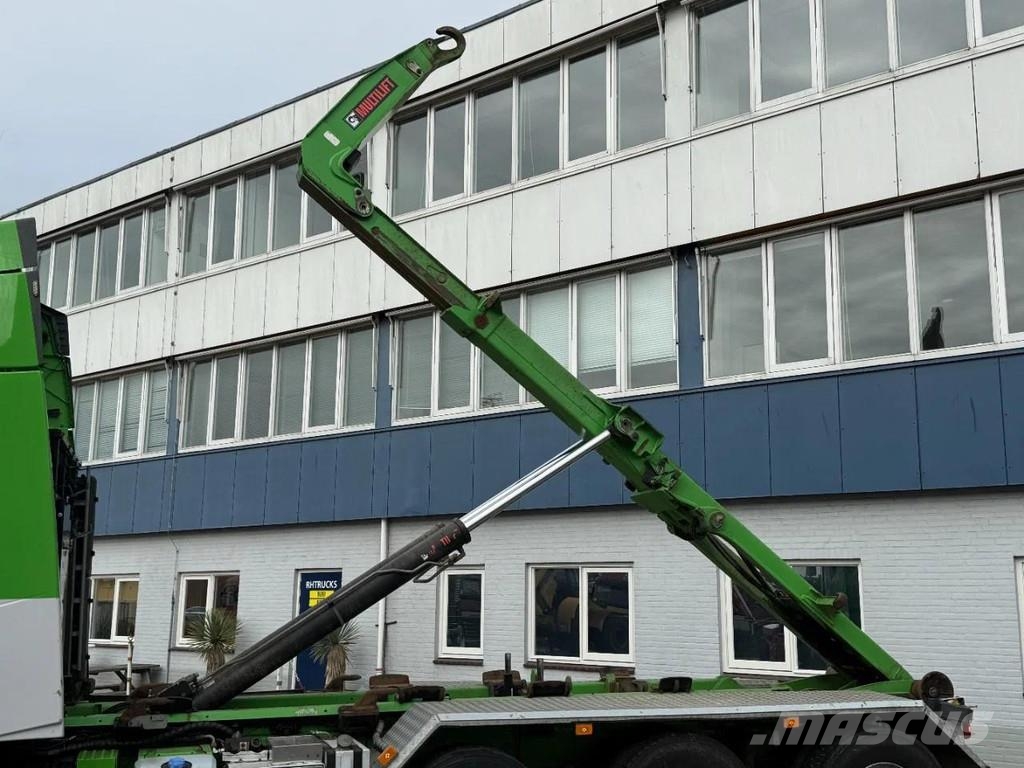 Volvo FH 16.550 8X2 EURO 6 + HIAB HOOKLIFT 20 TON شاحنات الرافعات الخطافية