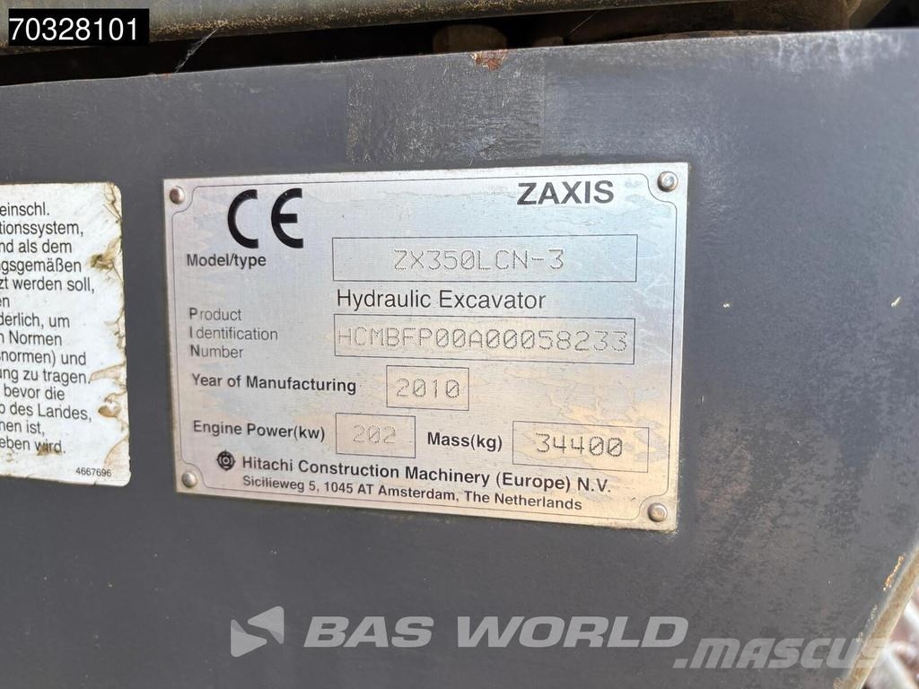 Hitachi ZX350 LCN -3 حفارات زحافة