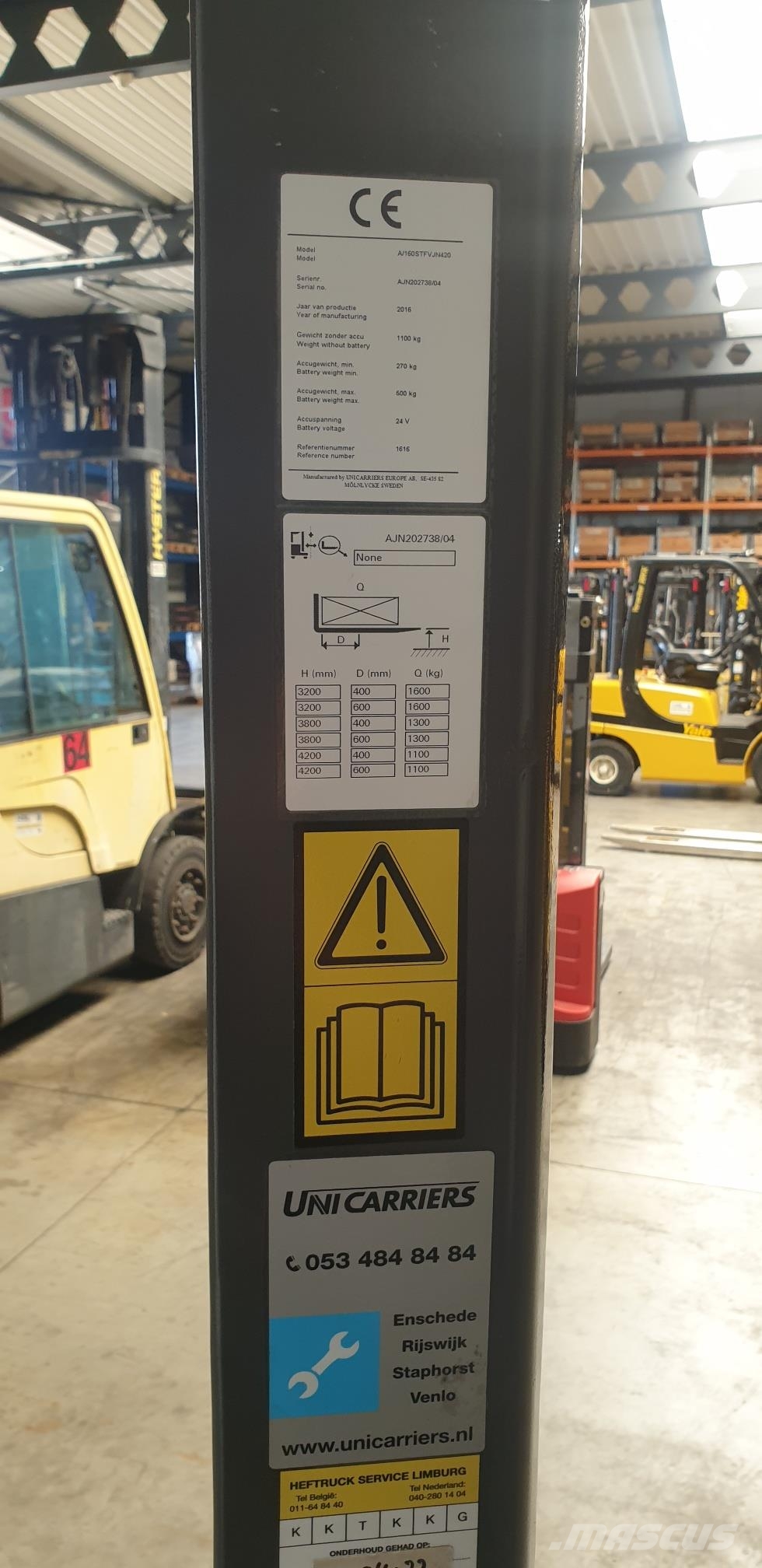 Atlet stapelaar AJN160SDTFV480 Carelli stoccatori automatici-usati
