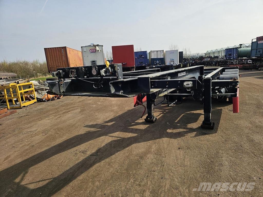 Fliegl SDS 350/ LOWLOADER 20 FOOT CONTAINER CHASSIS / BPW نصف مقطورات حاويات