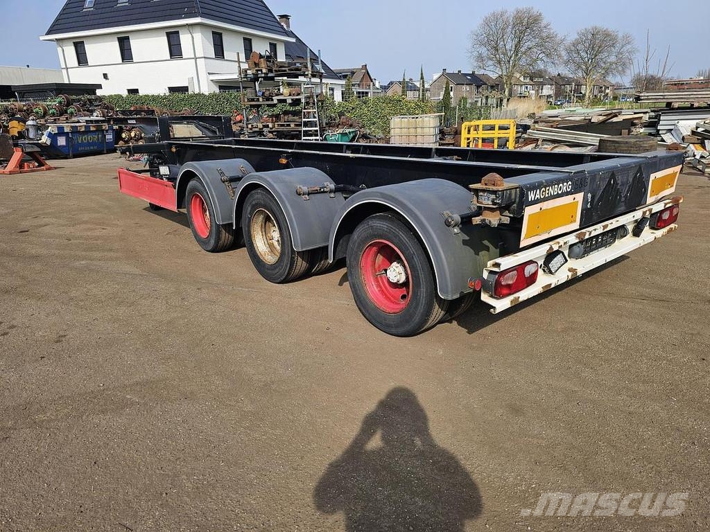 Fliegl SDS 350/ LOWLOADER 20 FOOT CONTAINER CHASSIS / BPW نصف مقطورات حاويات