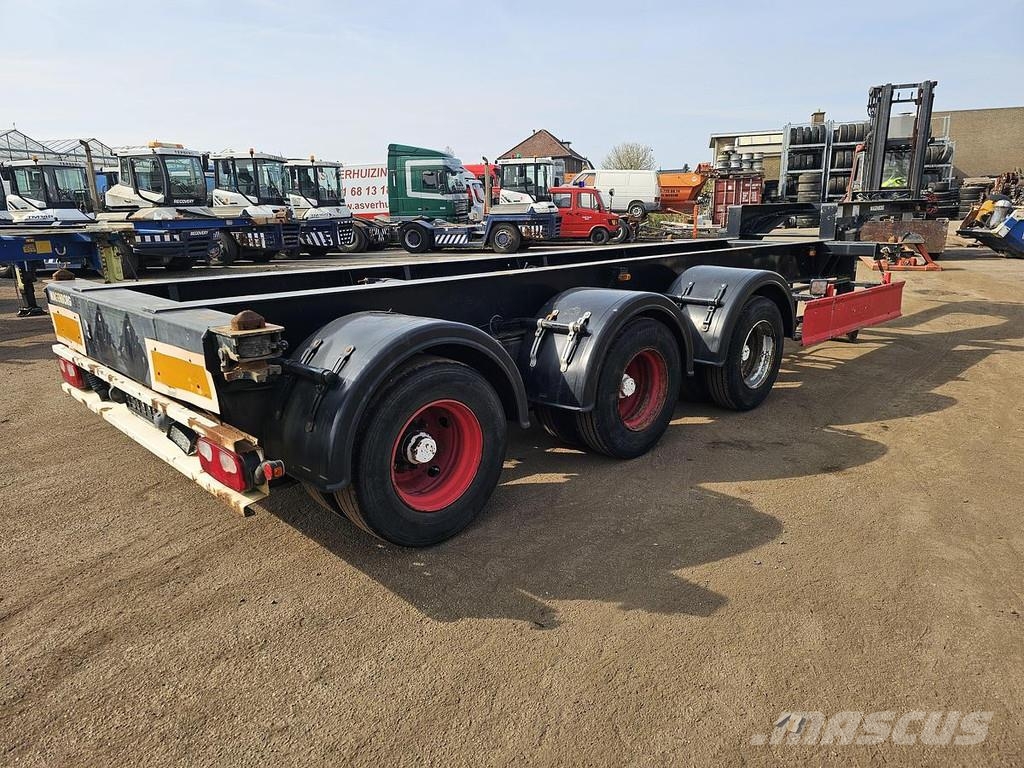 Fliegl SDS 350/ LOWLOADER 20 FOOT CONTAINER CHASSIS / BPW نصف مقطورات حاويات