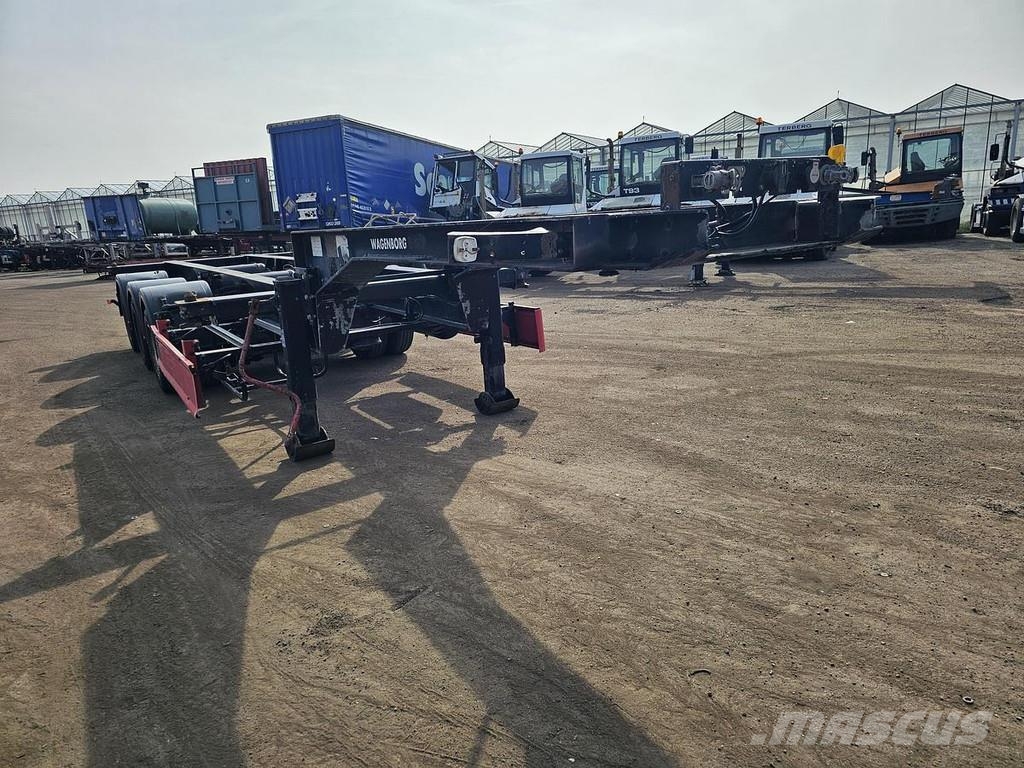 Fliegl SDS 350/ LOWLOADER 20 FOOT CONTAINER CHASSIS / BPW نصف مقطورات حاويات