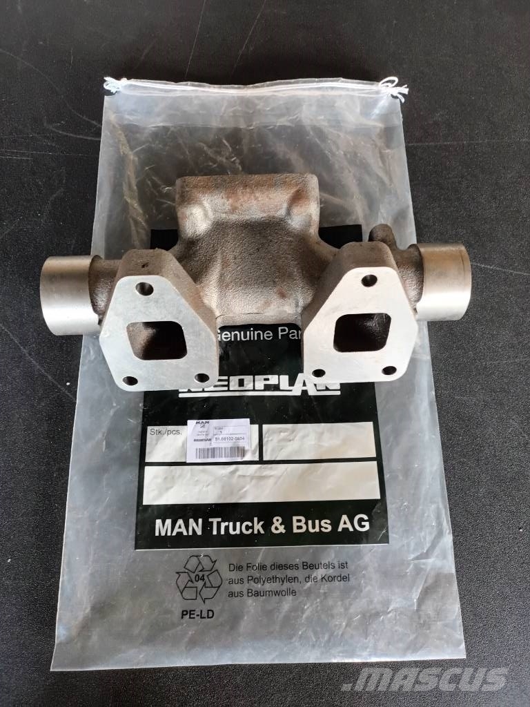 MAN EXHAUST ELBOW 51.08102-0634 Motorer
