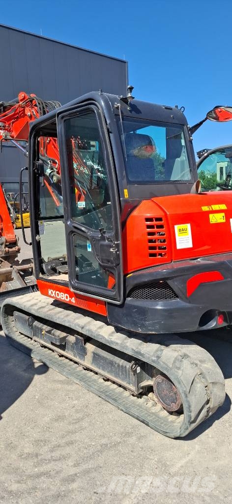 Kubota Kompaktbagger KX 080-4 V alpha Pelle sur chenilles