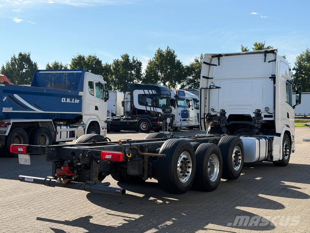 Scania G500 8x2*6 Chassis Retarder Full Air Euro 6D Alcoa キャブ付きシャーシ