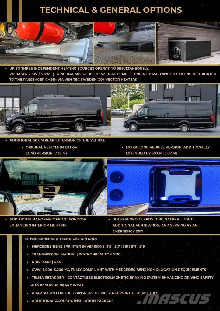 Mercedes-Benz Sprinter 519  - MB BUSPERFECT - LUXURY BUS Autobuses interurbano
