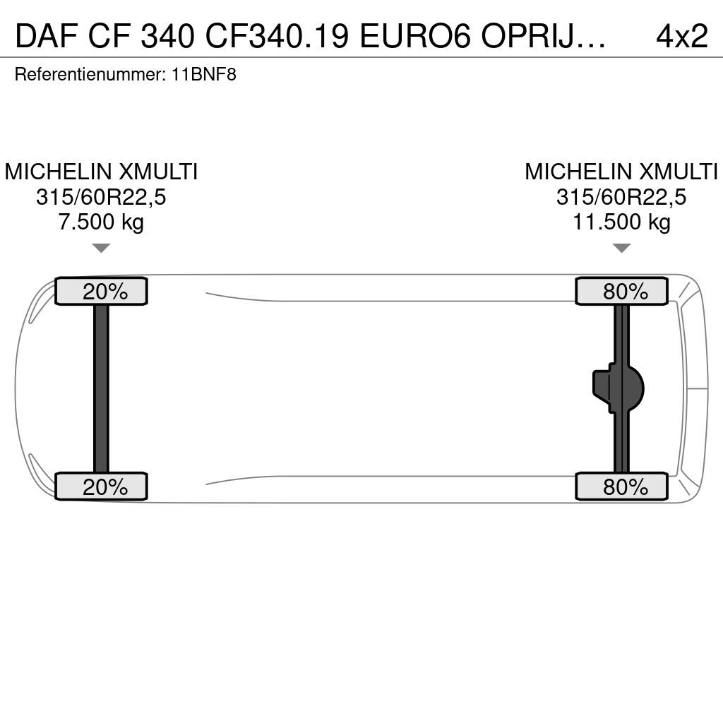 DAF CF 340 CF340.19 EURO6 OPRIJWAGEN. Autotransporter