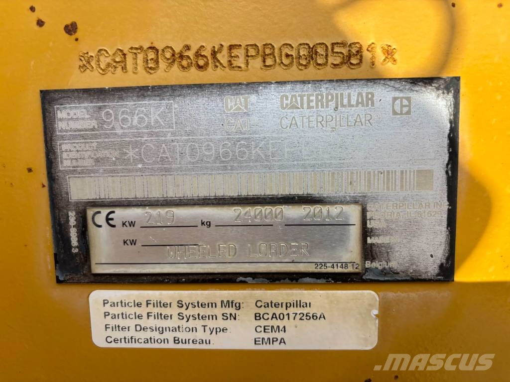 CAT 966K Wielladers