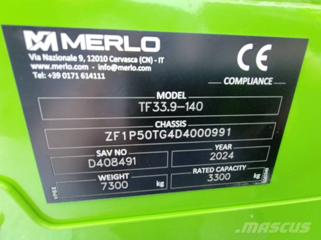 Merlo TF 33.9-140 Carretillas telescópicas