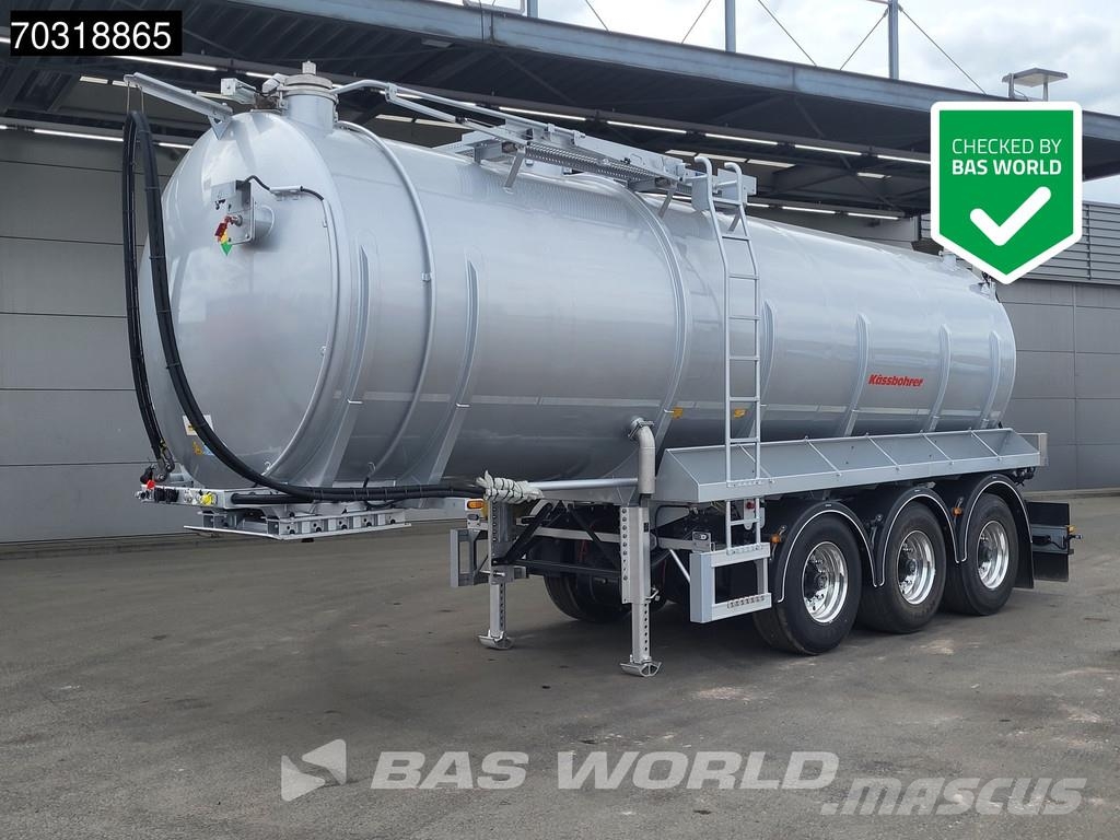 Kässbohrer STN 3 axles Gülle Waste Liftachse Semirimorchi cisterna