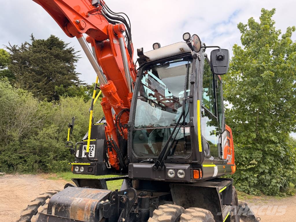 Hitachi ZX 155 W-7 Two Piece Boom Wheeled Excavator, 2022