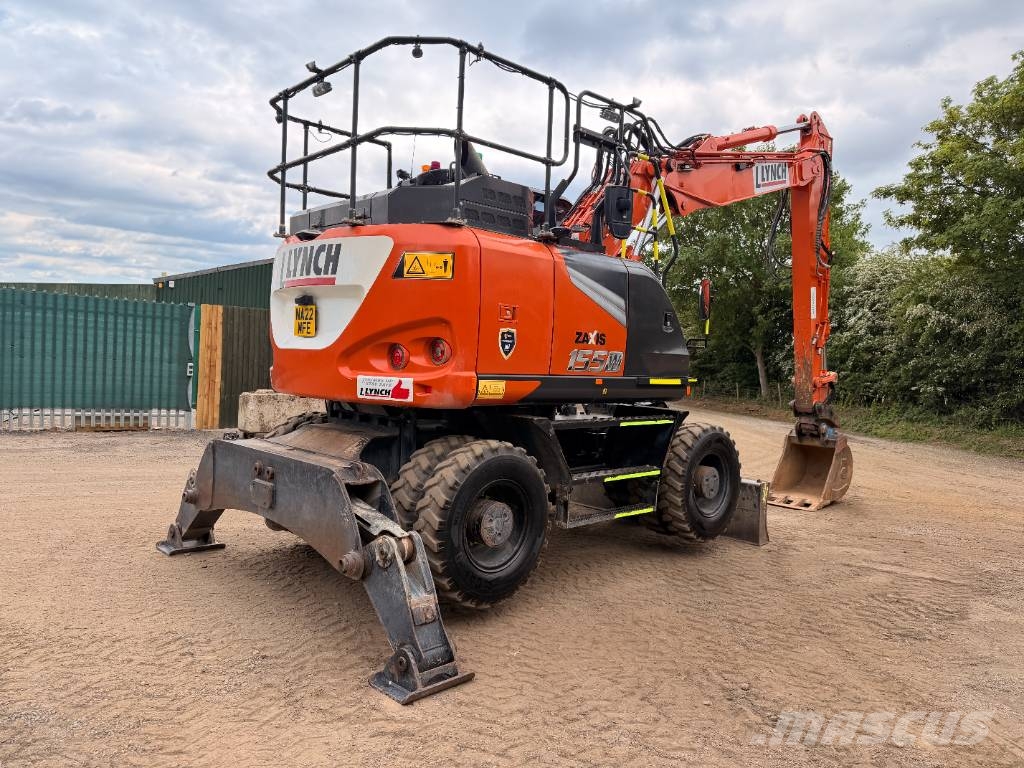 Hitachi ZX 155 W-7 Two Piece Boom Wheeled Excavator Εκσκαφείς με τροχούς - λάστιχα